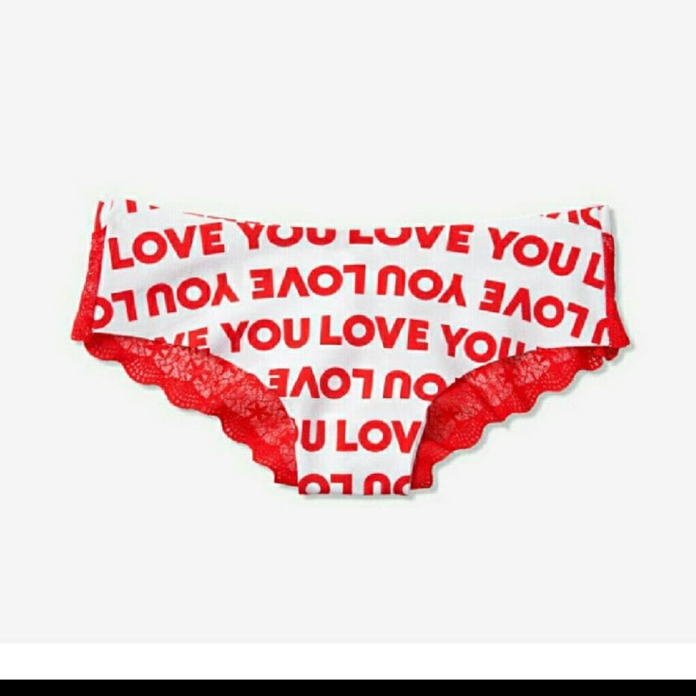 3/$15! VS PINK love you no show cheekster!